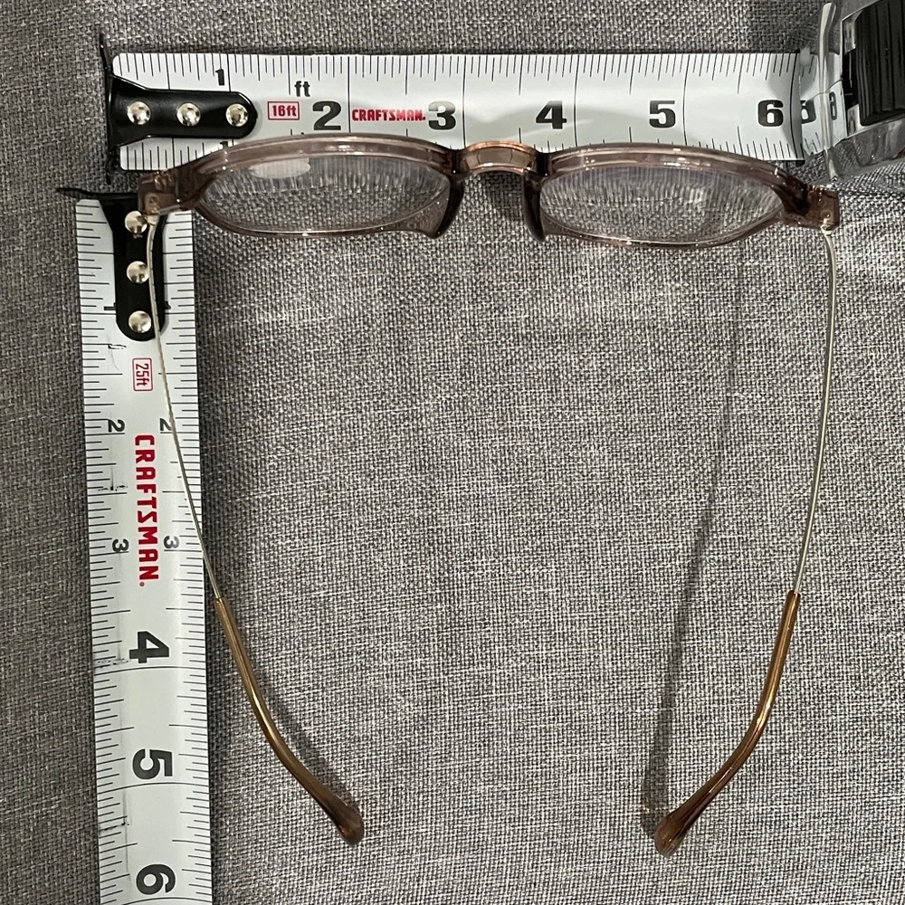 NEW 2.5 readers bronze brown silver side arms soft nose bridge spring closure
